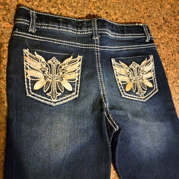 Faded Glory girls size 12 jeans - Picture 2 of 3